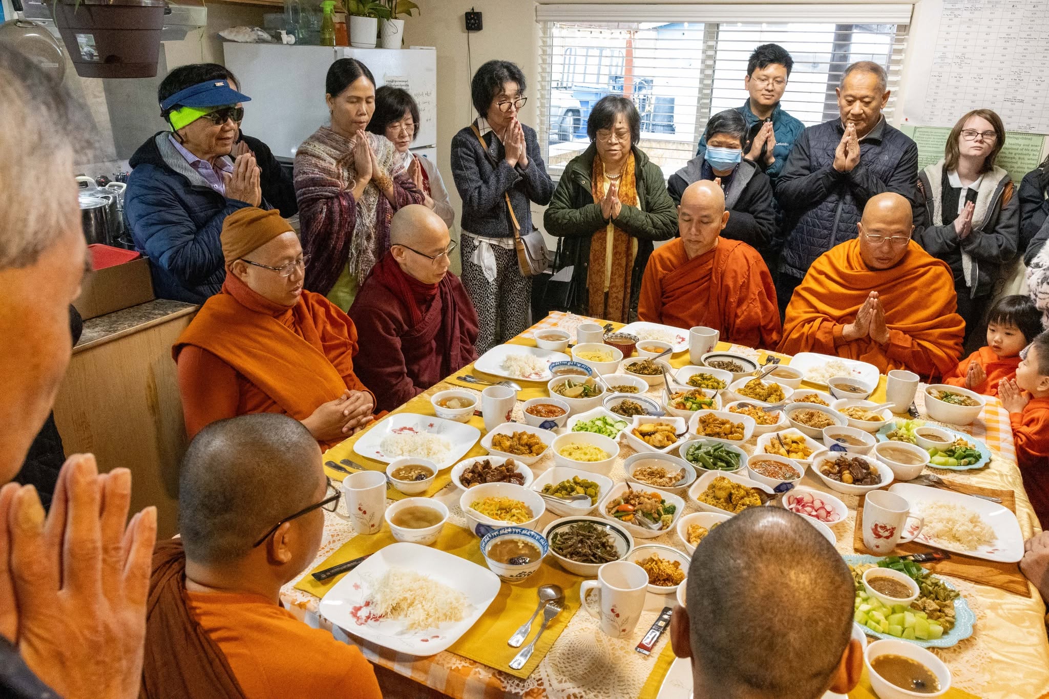 TBSO Kathina robe offering ceremony - photo 1